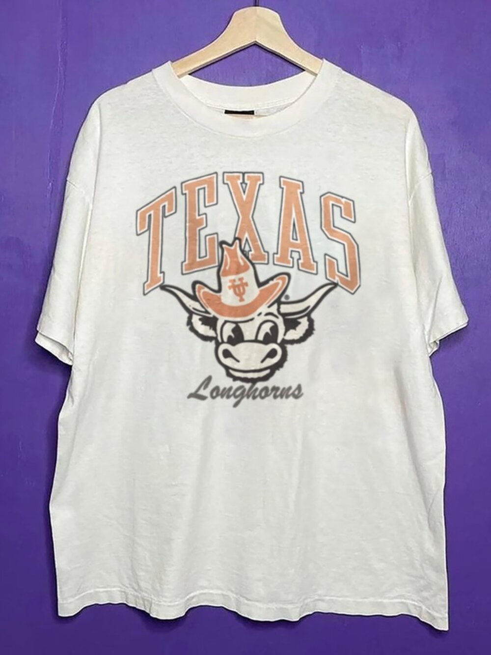 Vintage University of Texas Longhorns Style Shirt, Texas Go Longhorns Shirt Tee